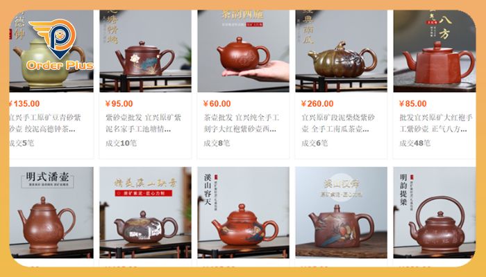 Một số link order ấm chén chén uống trà Trung Quốc về Việt nam giá rẻ, chất lượng