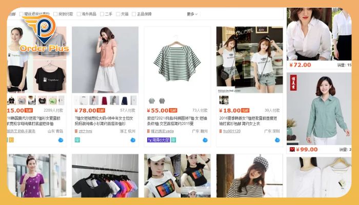 Tổng hợp link mua áo thun Quảng Châu giá rẻ trên các website TMĐT